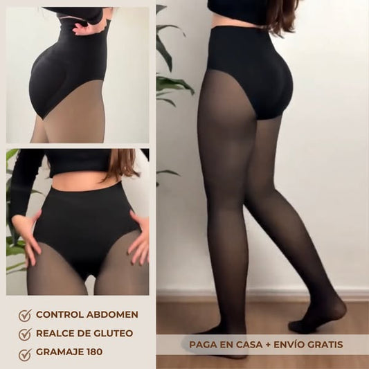 Pantimedias Térmicas Translúcidas de Cintura Alta - Leggy™