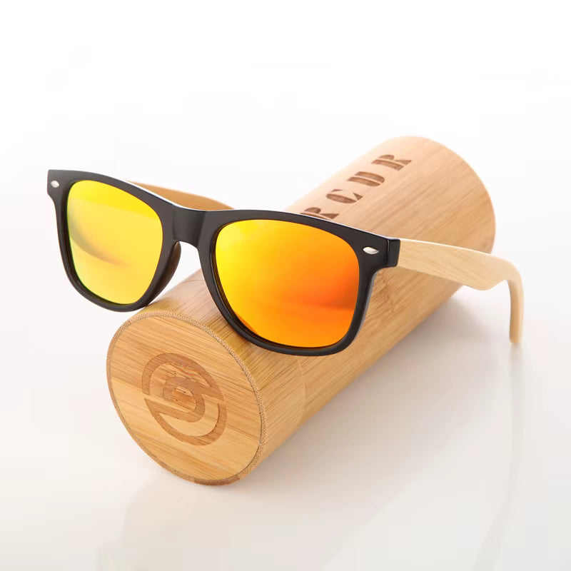 🌿 BARCUR Gafas de Sol de Bambú