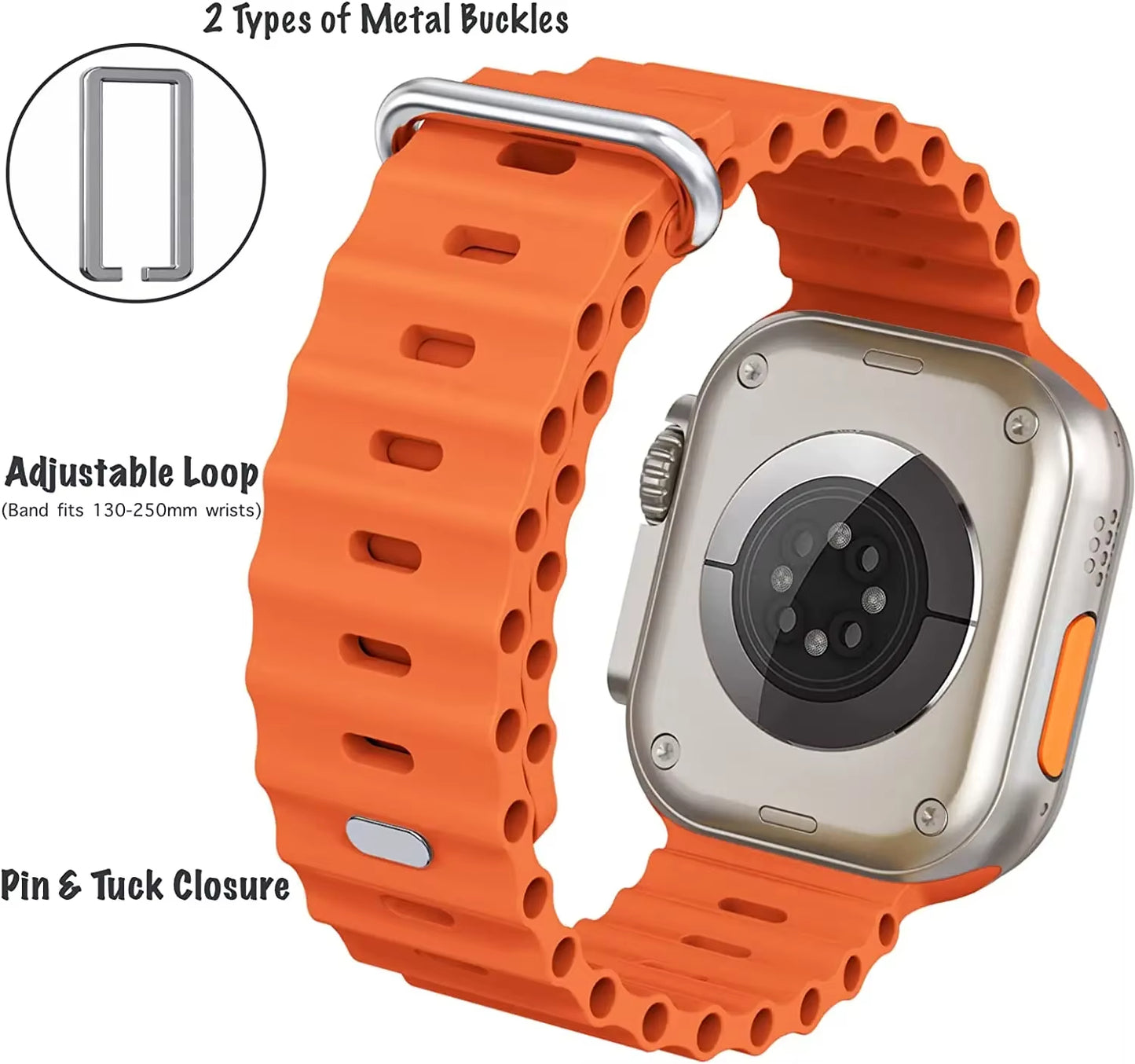 ⌚ Correa Ocean 49 mm – Estilo, Comodidad y Resistencia para tu Apple Watch