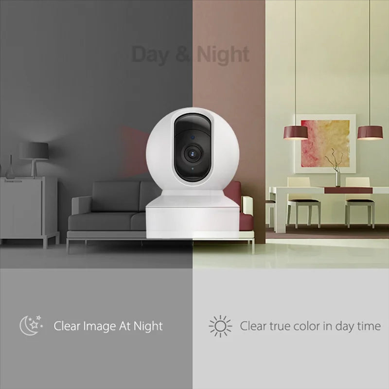 👶 Cámara Inteligente Baby Cam WiFi – Monitoreo Seguro con Visión 360° y Detección de Movimiento