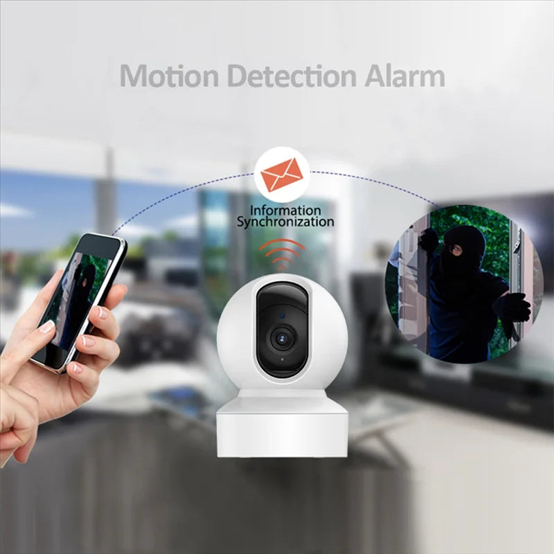 👶 Cámara Inteligente Baby Cam WiFi – Monitoreo Seguro con Visión 360° y Detección de Movimiento
