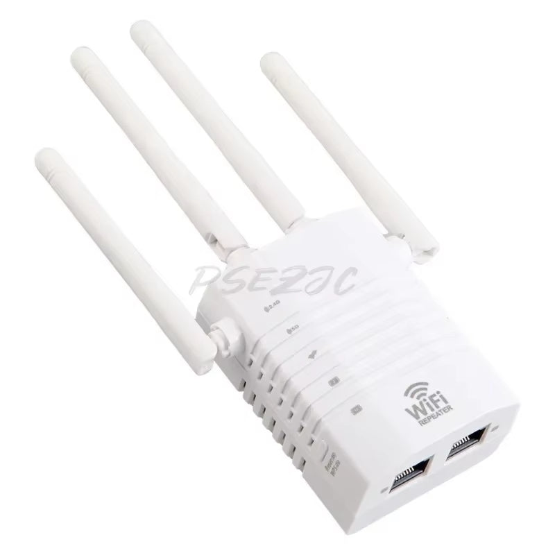 📶 Repetidor WiFi Doble Banda M-1200DM – Hasta 1200 Mbps con 4 Antenas Externas