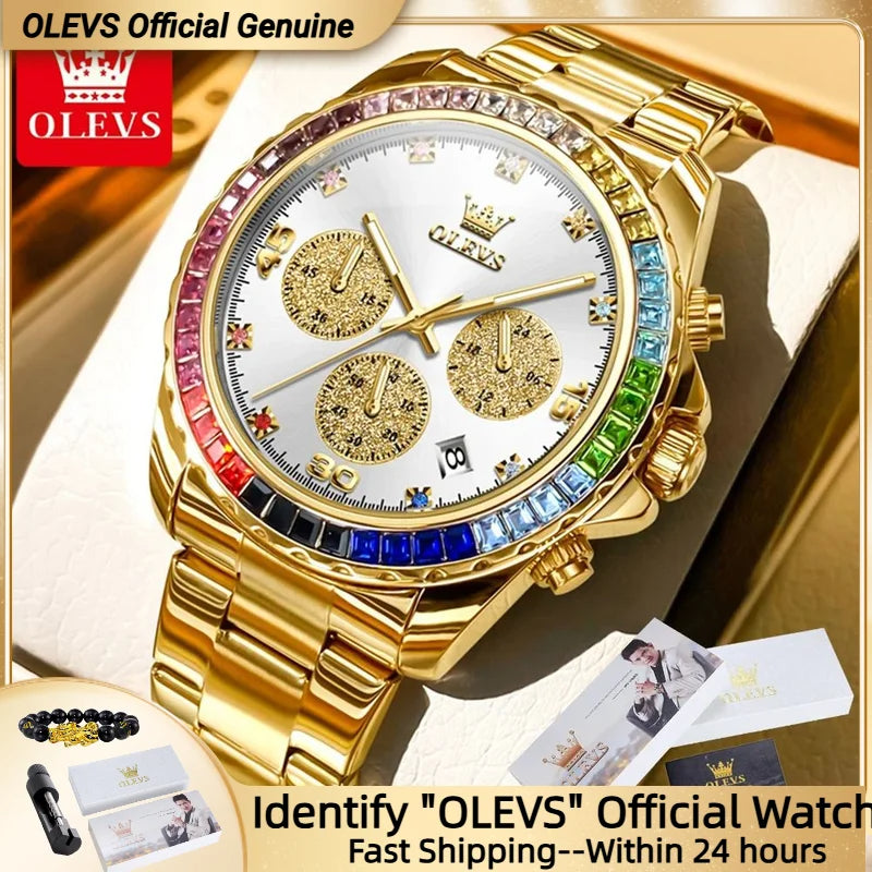 OLEVS Rainbow Gold Edition