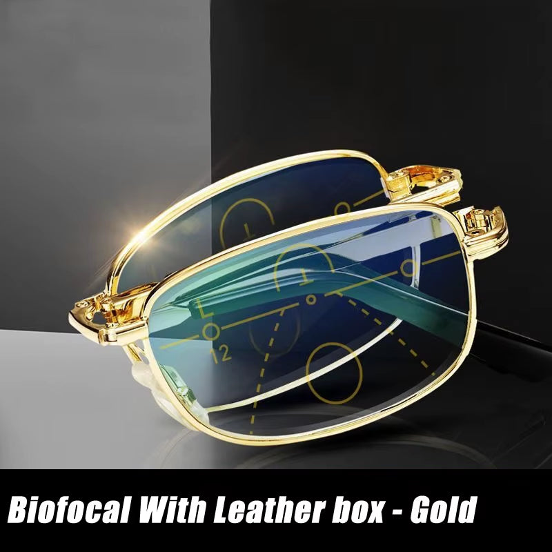 Gafas de lecturas plegables bifocales