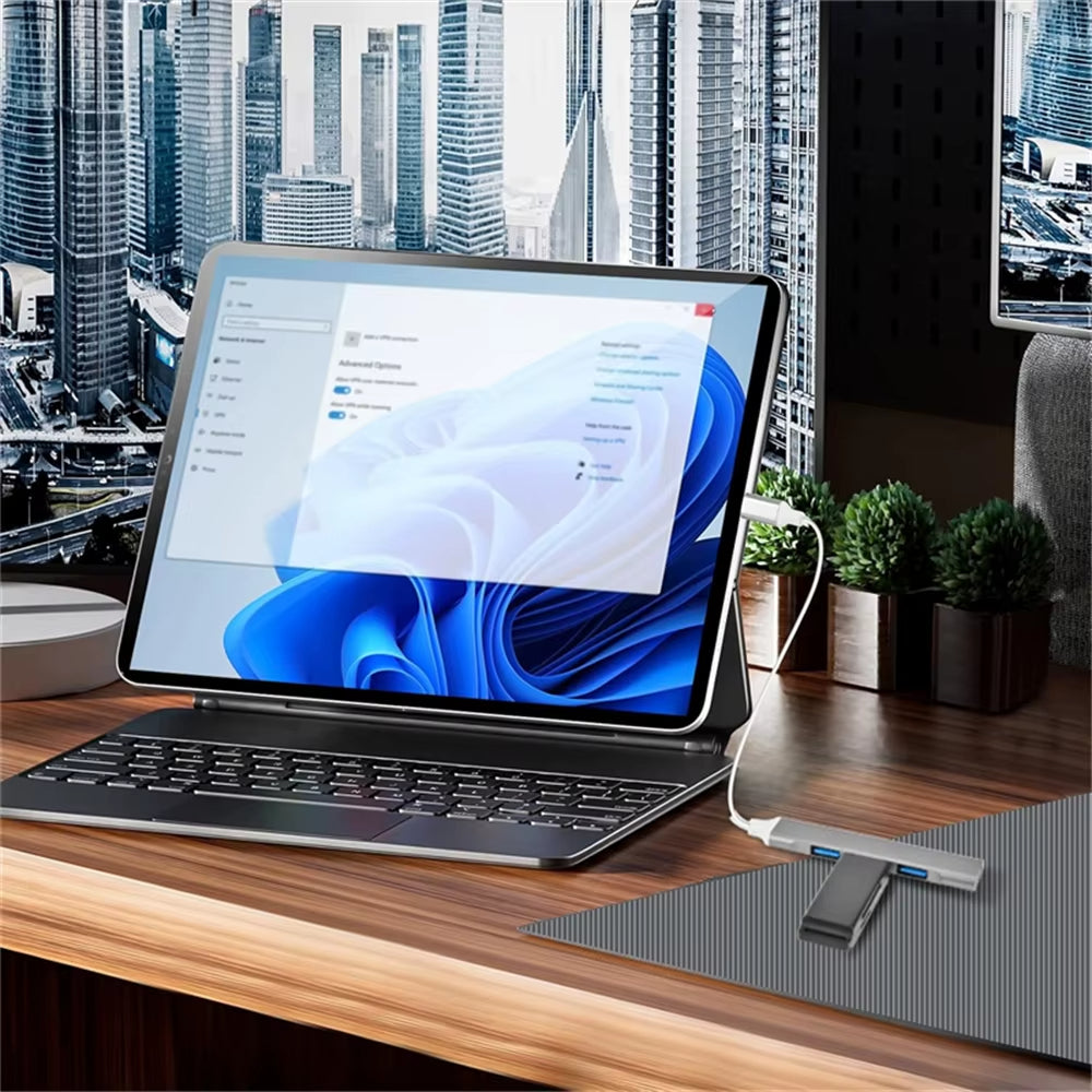 🔌 Hub USB 3.0 y USB-C – Expande tu Conectividad