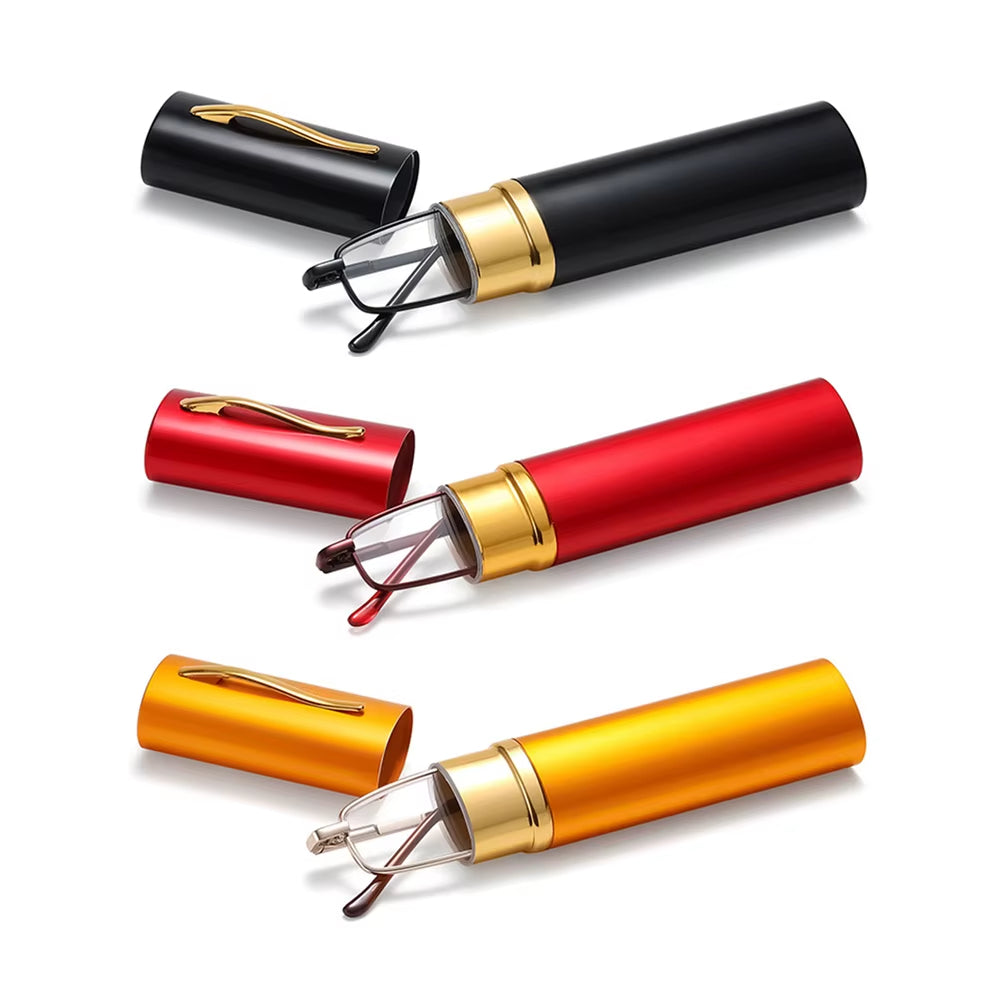 👓 Gafas de Lectura Ultrafinas con Estuche de Tubo