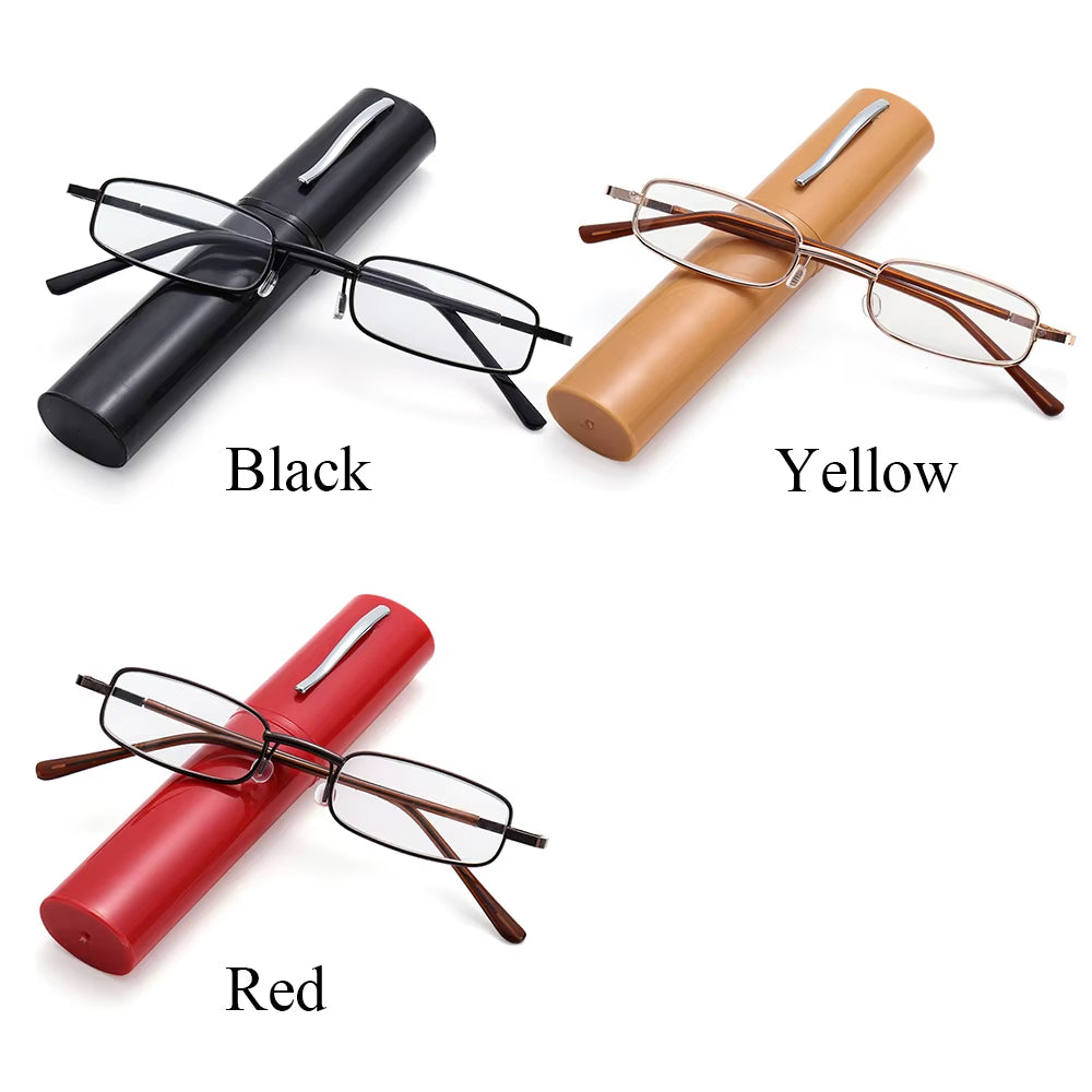 👓 Gafas de Lectura Ultrafinas con Estuche de Tubo