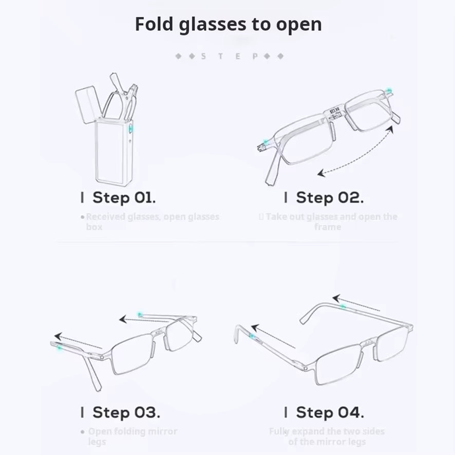 👓 Gafas de Lectura Plegables FUQIAN con Estuche Ligero