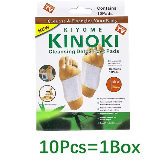 PARCHE KINOKI NATURAL LIMPIEZA TOXINA PACK 10PIEZAS 2x1