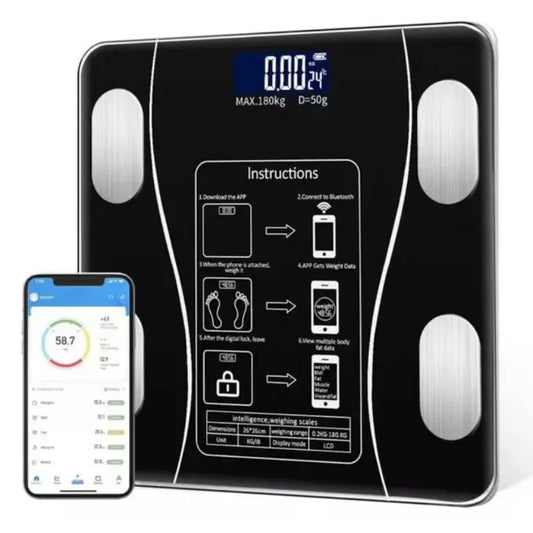 ⚖️ Báscula Digital Inteligente con Bluetooth – Análisis de Composición Corporal