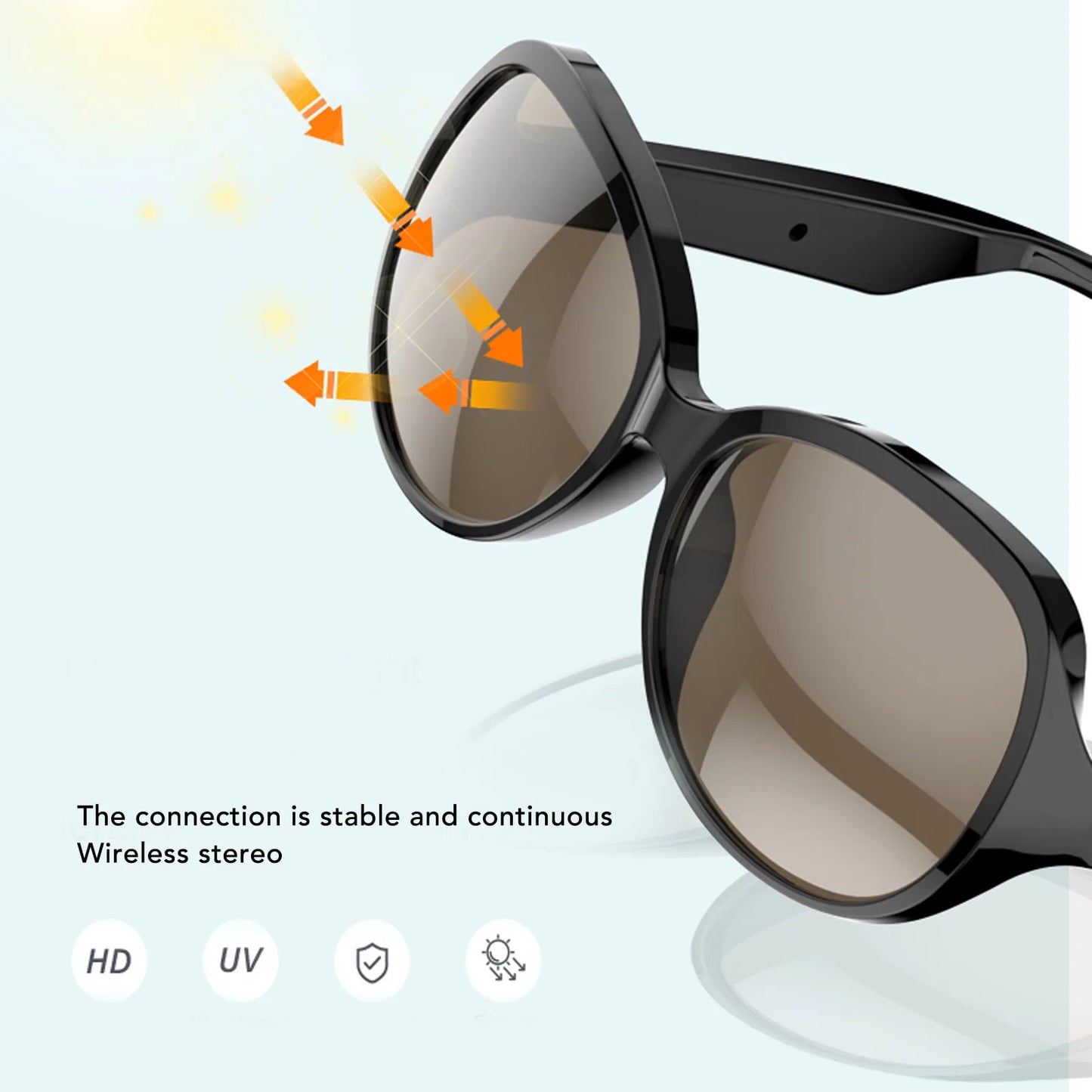 🕶️ Gafas Inteligentes Bluetooth 5.3 con Audio Estéreo y Protección UV400