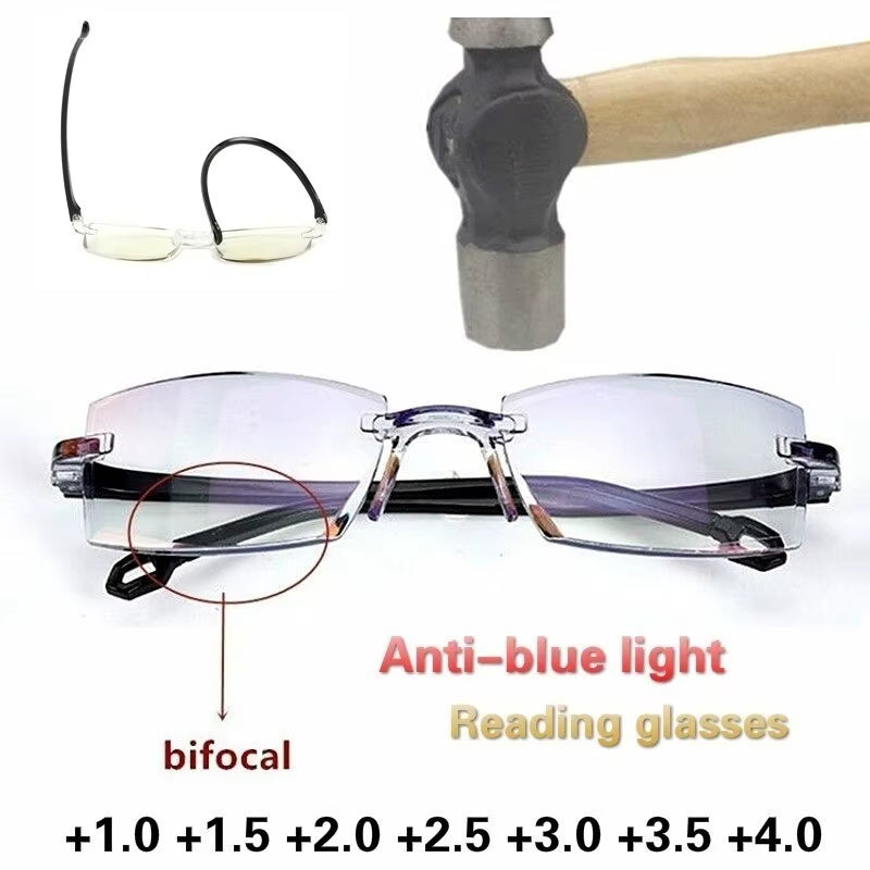LENTES TRANSPARENTE BIFOCAL TR90
