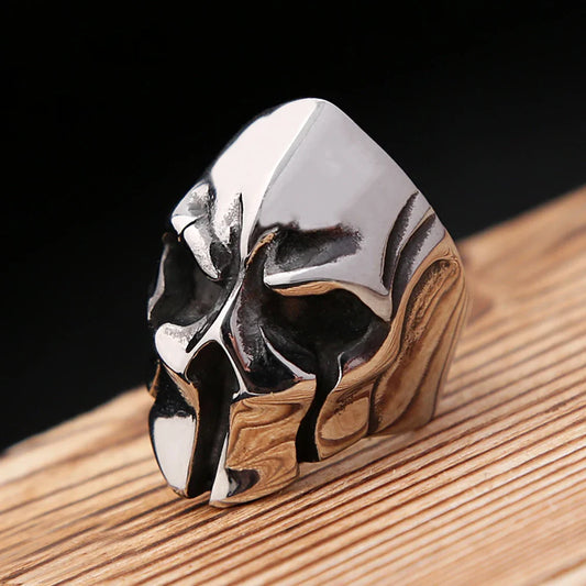 🛡️🔥 Anillo Casco Espartano ajustable
