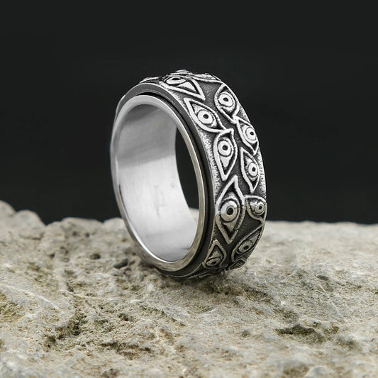 👁️🗨️💀 Anillo Antiestrés de Múltiples Ojos