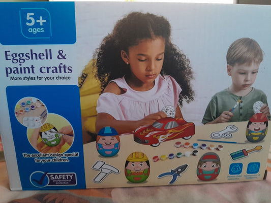 🎨 Eggshell & Paint Crafts