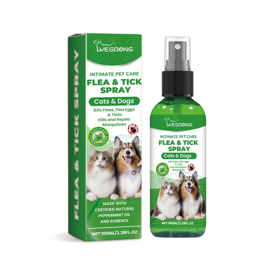 🐶🐱 Spray Antipulgas y Garrapatas Yegbong
