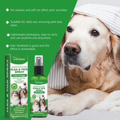 🐶🐱 Spray Antipulgas y Garrapatas Yegbong