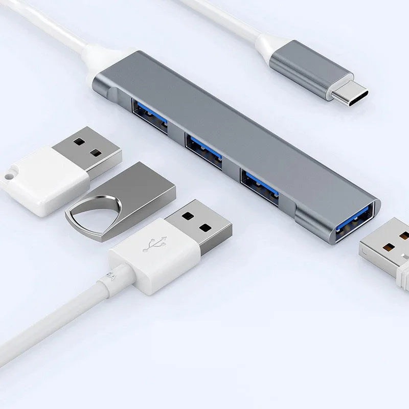 🔌 Hub USB 3.0 y USB-C – Expande tu Conectividad