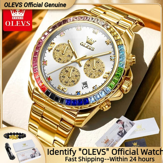 OLEVS Rainbow Gold Edition