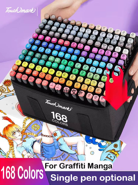 set de 168 marcadores de doble punta BGLN