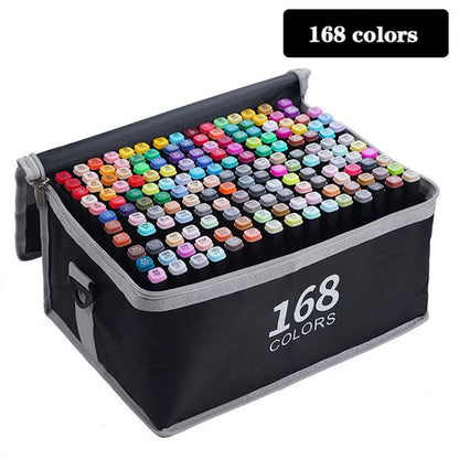 set de 168 marcadores de doble punta BGLN
