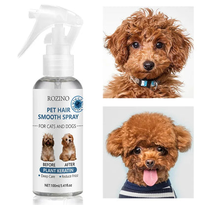 ✨ Spray Suavizante de Pelo para Mascotas Rozino 🐶🐱