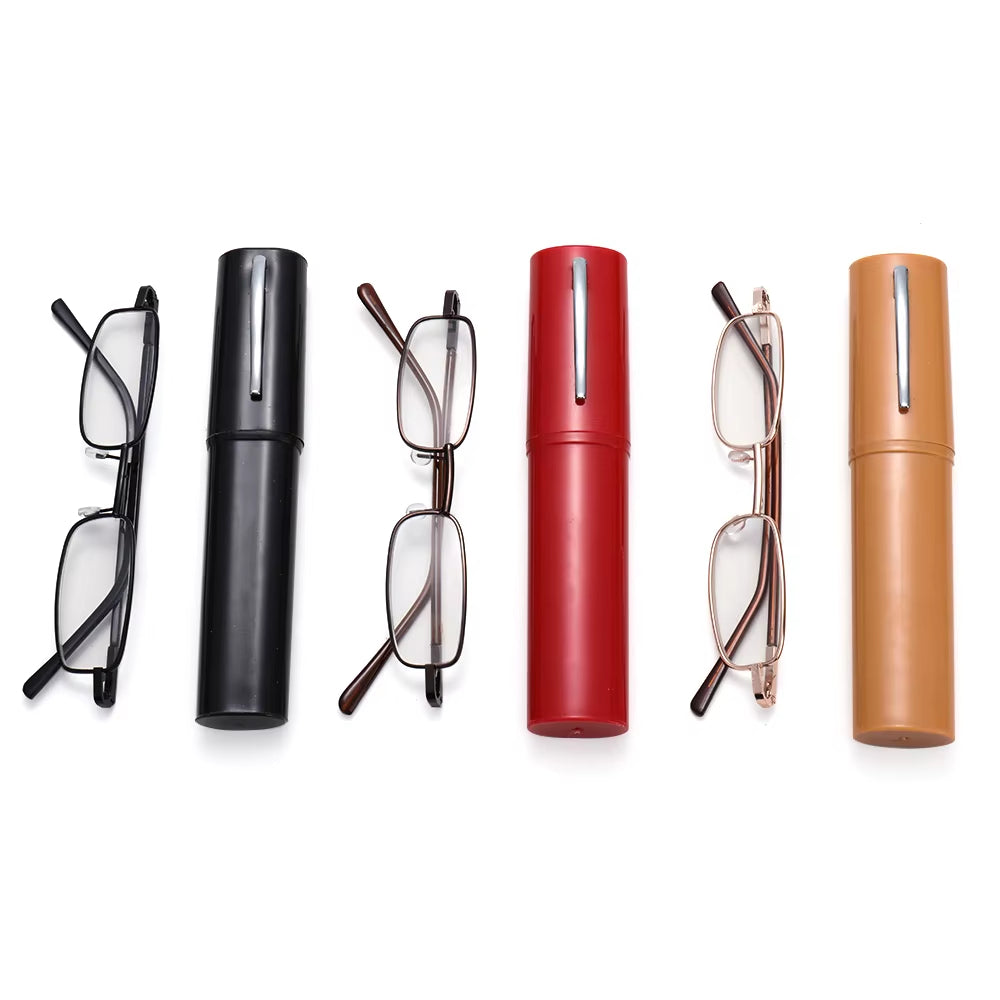 👓 Gafas de Lectura Ultrafinas con Estuche de Tubo
