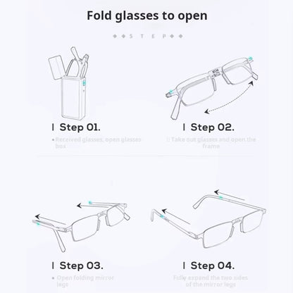 👓 Gafas de Lectura Plegables FUQIAN con Estuche Ligero