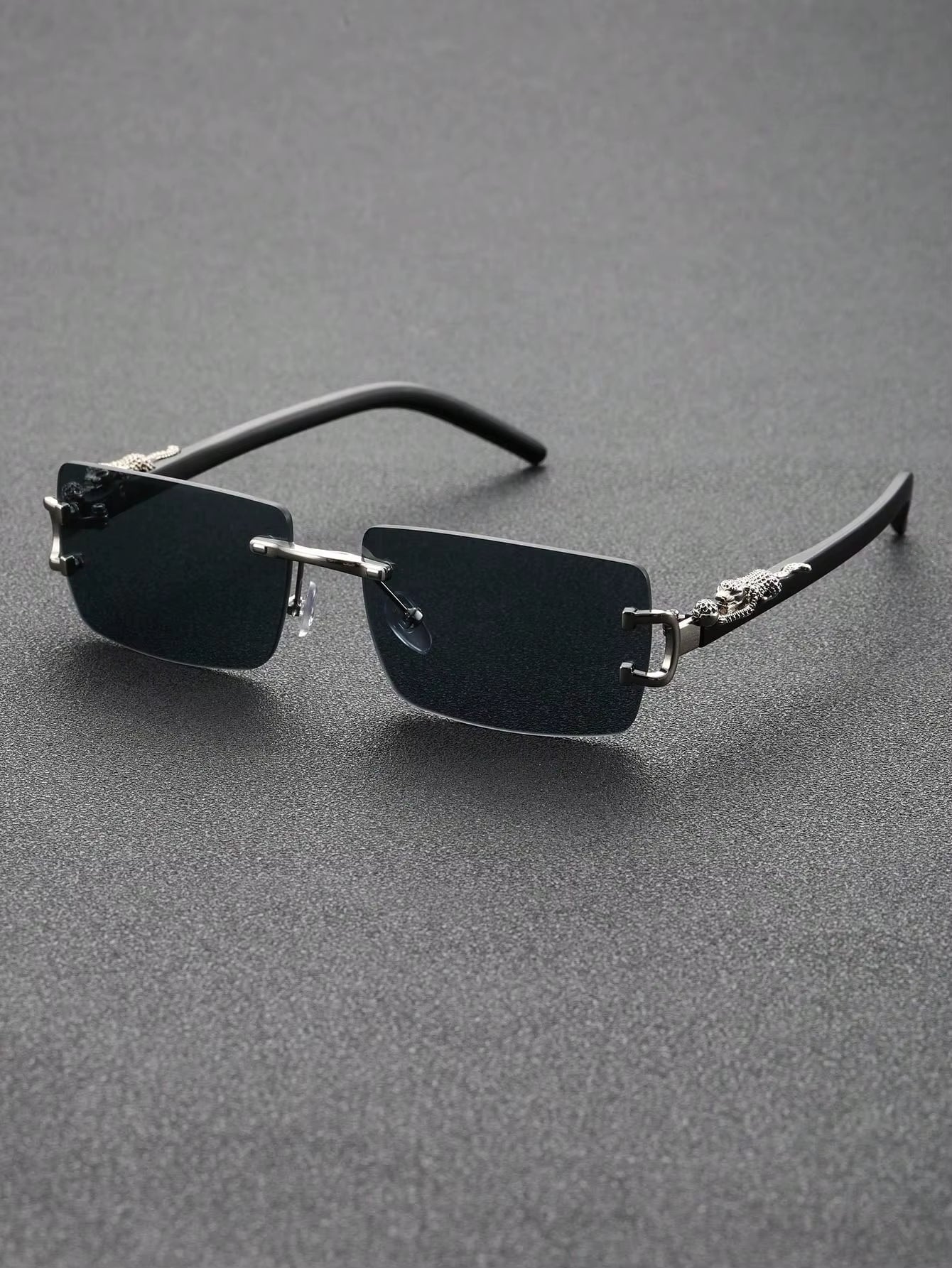 Gafas de Sol Rectangulares Sin Marco Unisex