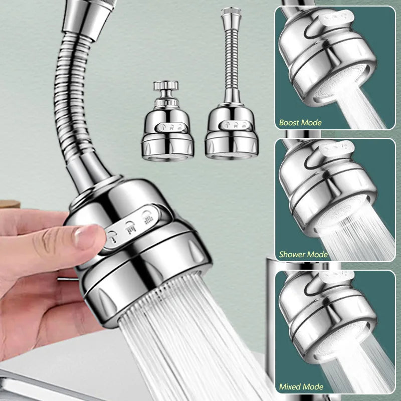 Extensor de grifo giratorio de 360 grados