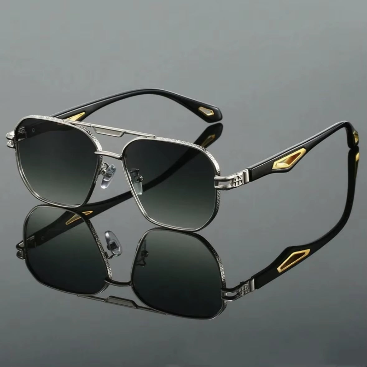 Gafas de Sol Cuadradas Vintage para Hombre