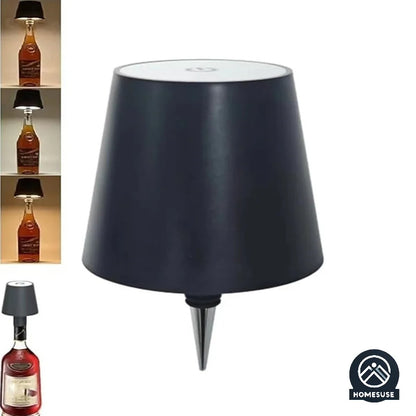 🍷 Lámpara Decorativa para Botella de Vino – Recargable USB
