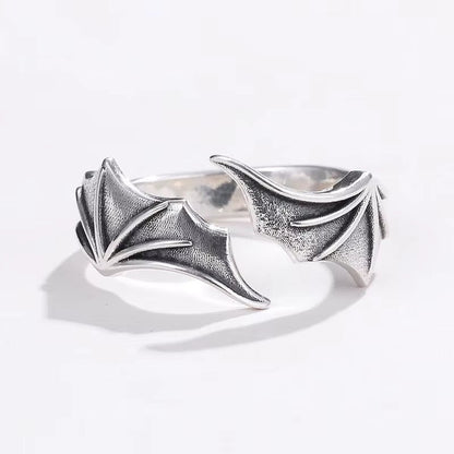 Anillo Alas de Angel y Murcielago ajustable