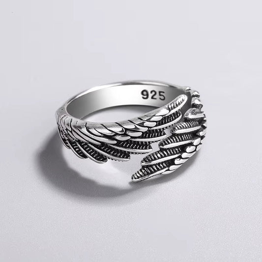 Anillo Alas de Angel y Murcielago ajustable