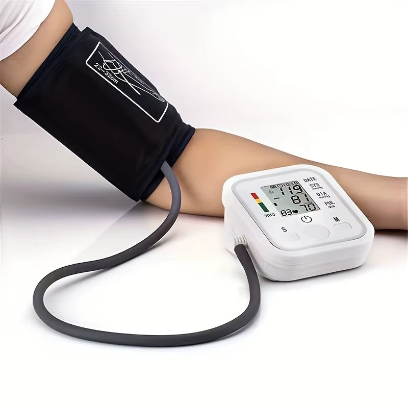 🩺 Monitor Digital de Presión Arterial Automático – Pantalla LCD Grande