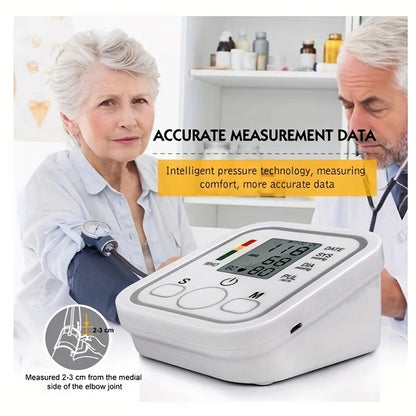 🩺 Monitor Digital de Presión Arterial Automático – Pantalla LCD Grande