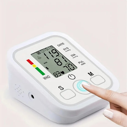 🩺 Monitor Digital de Presión Arterial Automático – Pantalla LCD Grande