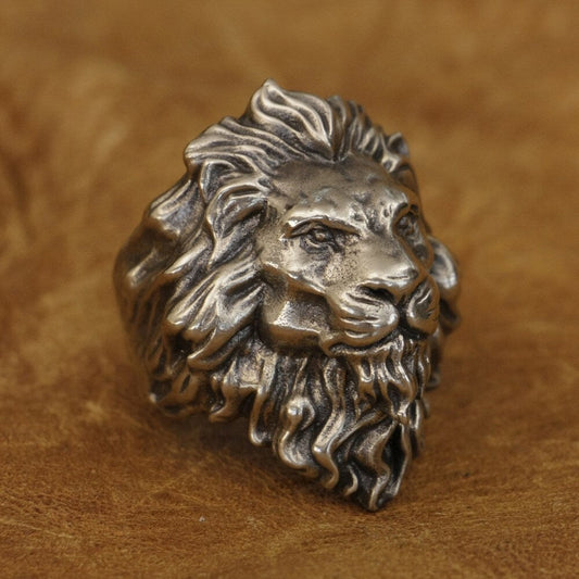 🦁Anillo de Cabeza de León ajustable